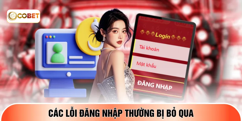 Các lỗi đăng nhập thường bị bỏ qua