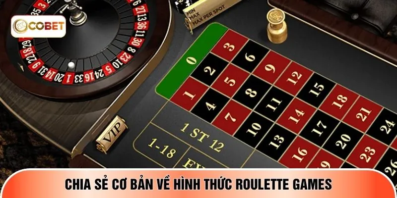 Chia sẻ cơ bản về hình thức Roulette games